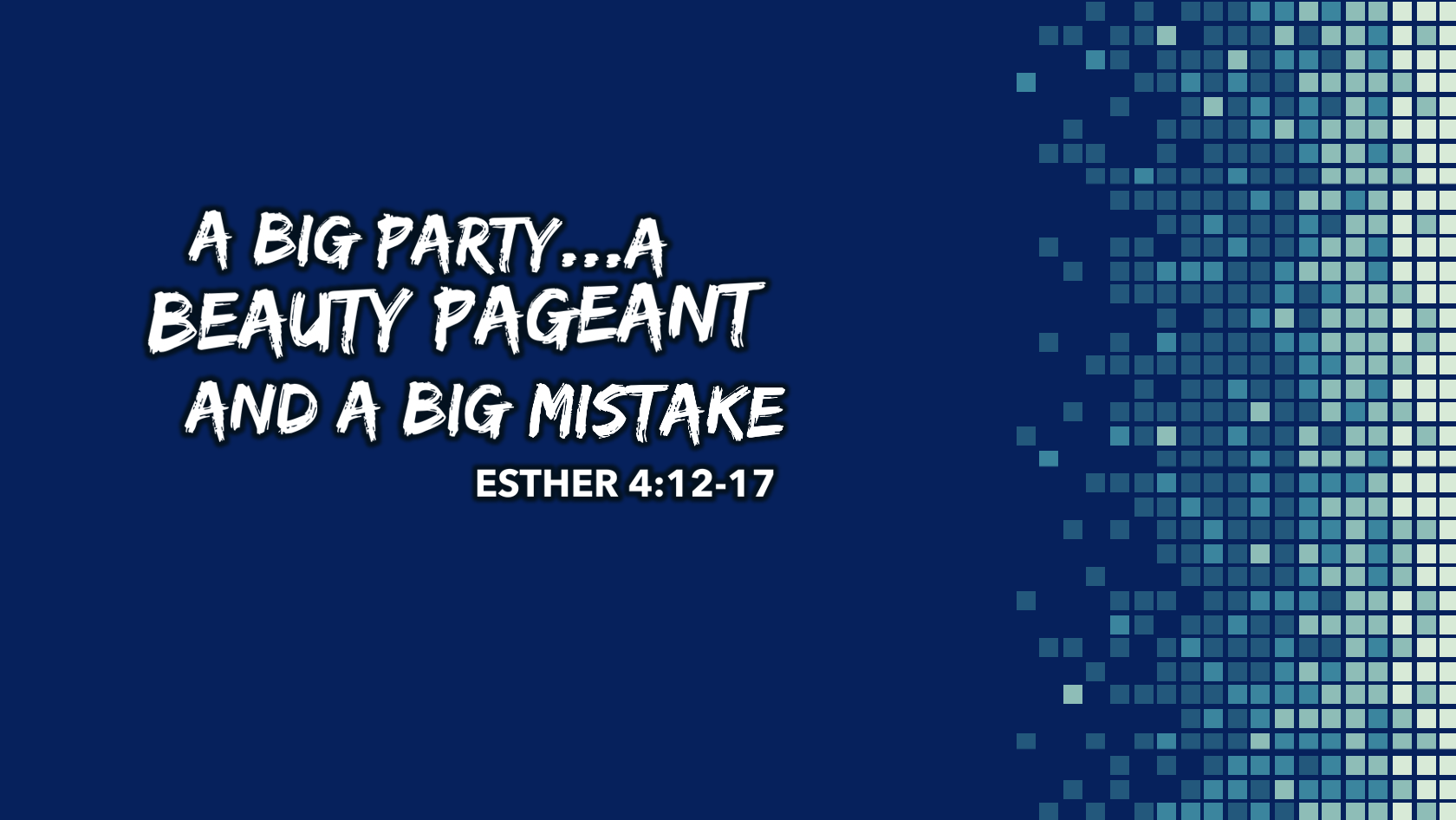 Party, Pageant & Big Mistake